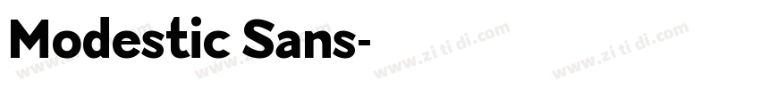 Modestic Sans字体转换